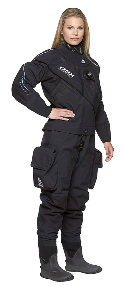 Гидрокостюм сухой Waterproof D9 Extended Breathable, женский