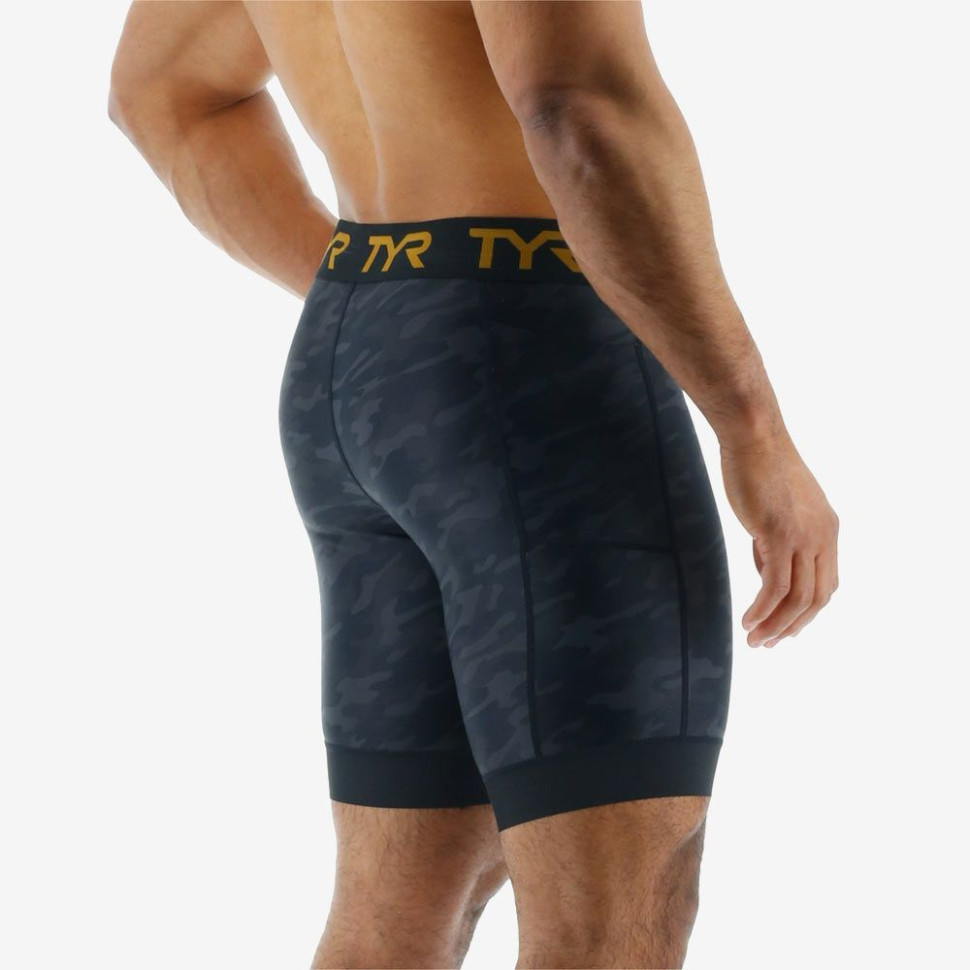 Шорты компрессионные TYR Men&#039;s Compression 8&quot; Short