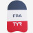 Доска для плавания TYR Kickboard France