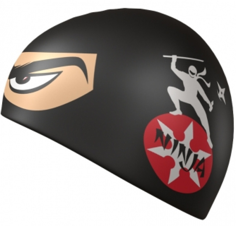 Шапочка силиконовая Mad Wave NINJA подростковая