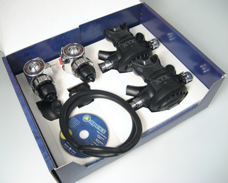 Комплект TEK 3 2013 (правый и левый редуктор, 2 легочника XTX50, шланги 1 и 2 м) Apeks