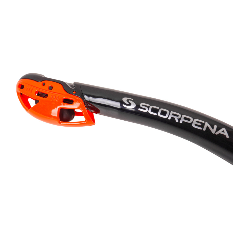 Трубка Scorpena K3 c двумя клапанами, прямая 