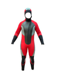 Раздельный гидрокостюм 7 мм DIVE HAMMERFISH RED p. XL (штаны и шорти)