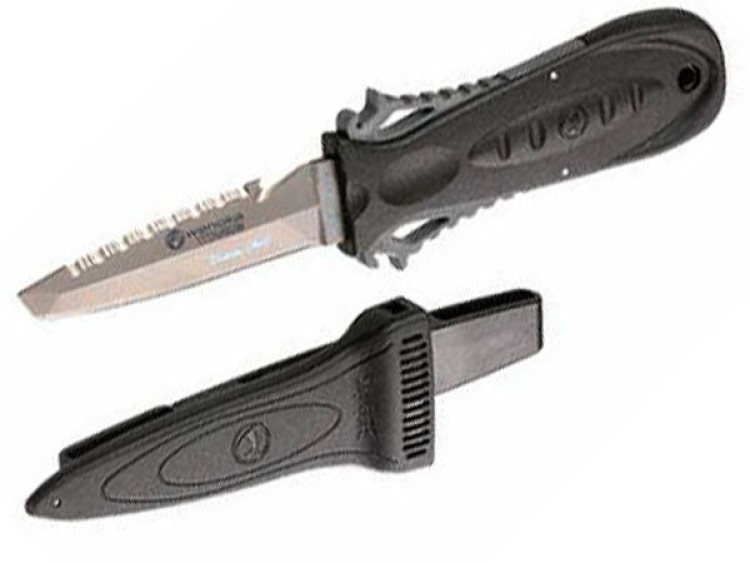 Водолазный нож Squeeze Lock Titanium Tanto