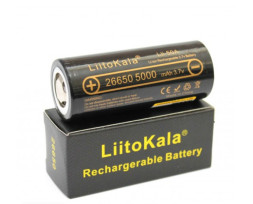 Аккумулятор LiitoKala Lii-50A-JT «26650», БЕЗ ЗАЩИТЫ 5000mah