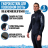 Гидрокостюм для подводной охоты 9 мм HAMMERFISH STRONG BLACK/AQUASTRETCH, длинные штаны