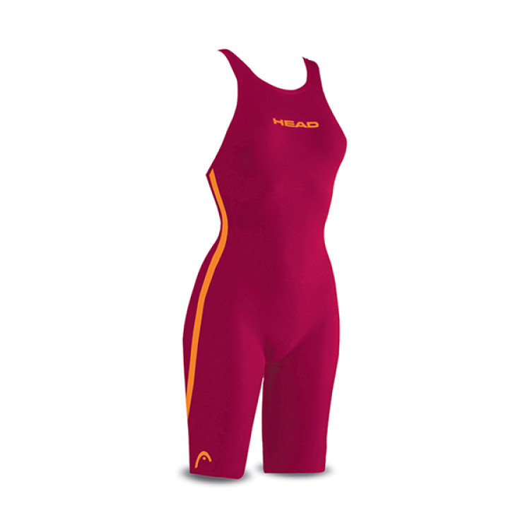 Купальник HEAD LIQUIDFIRE WIZ KNEE SUIT - OPEN BACK, для соревнований