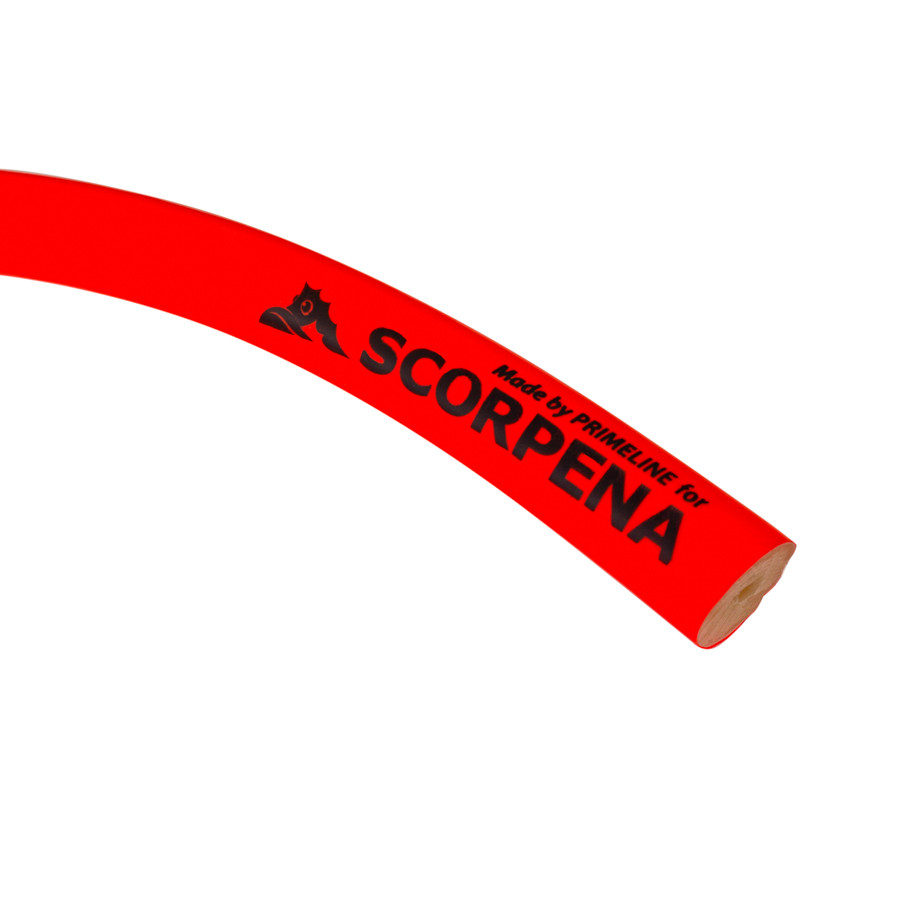 Тяга d18мм Scorpena RED, на отрез 1 м, двухкомпонентная, латексная,  ⌀18 мм