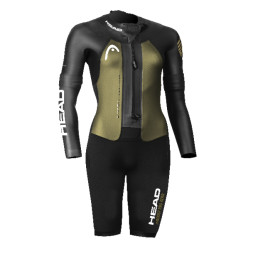 Гидрокостюм Короткий костюм HEAD SWIMRUN MYBOOST PRO AERO 4.2.1,5, Женский, неопр.4/2/1,5мм. 