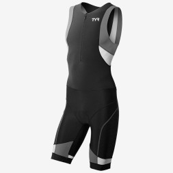 Стартовый костюм без рукавов с молнией спереди TYR Competitor Front Zip Tri Suit W/ Pad