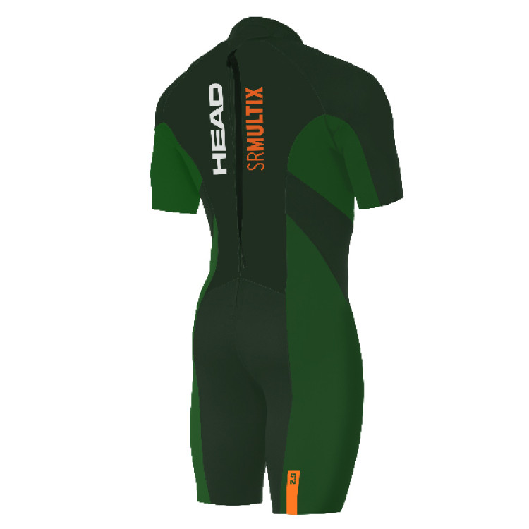 Гидрокостюм Короткий костюм HEAD SWIMRUN MULTIX SHORTY 2.5, Мужской, неопр.2,5мм. с двусторонним нейлоном