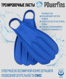 Биласты PowerFins (синие)