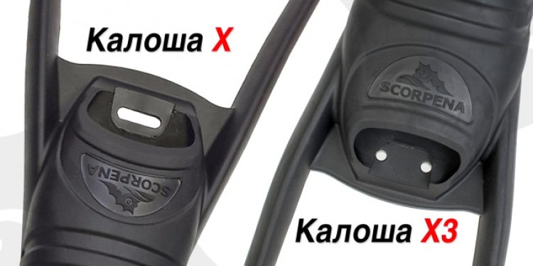Калоши для ласт Scorpena X3 