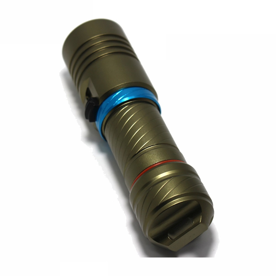 Фонарь SCUBA BROTHERS FLASH GREEN 2000Lm CREE XM-L L2, теплый белый свет