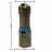 Фонарь SCUBA BROTHERS FLASH GREEN 2000Lm CREE XM-L L2, теплый белый свет