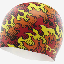 Шапочка для плавания TYR Flame Silicone Swim Cap