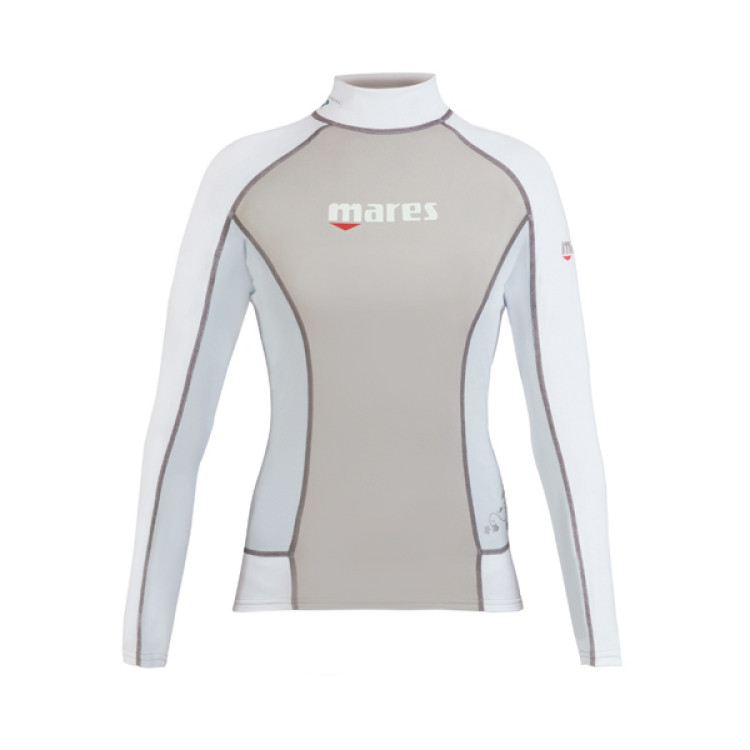 Гидрокостюм-Футболка с длинным рукавом MARES RASH GUARD, Лайкра, Женский