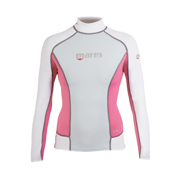 Гидрокостюм-Футболка с длинным рукавом MARES RASH GUARD, Лайкра, Женский