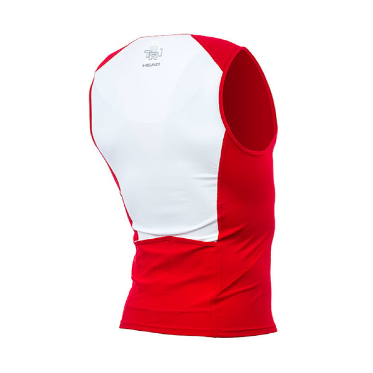 Майка HEAD TRI-Top с молнией, Мужская, Лайкра, Триатлон