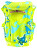 Жилет надувной Swimvest Mad Bubbles