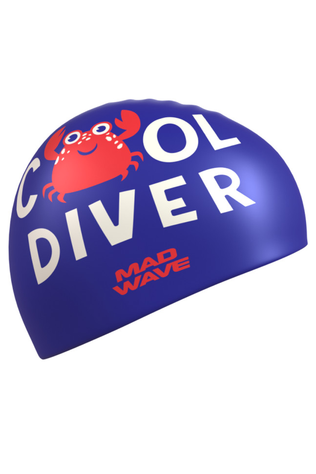 Юниорская силиконовая шапочка COOL DIVER