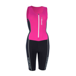 Короткий костюм HEAD TRI-Suit с молнией, без рукавов, Женский, Лайкра, Триатлон
