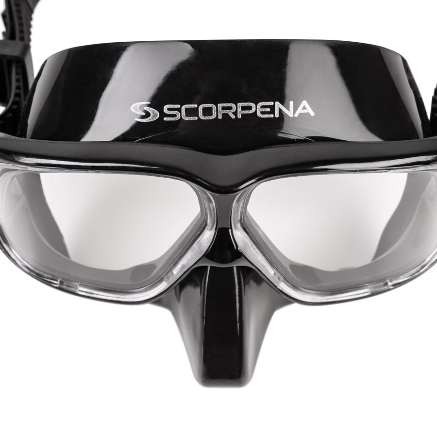 Маска Scorpena Apnea F1 чёрная 