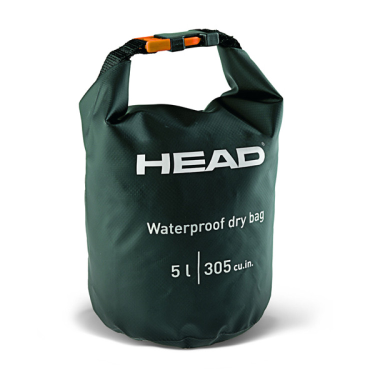 Сумка водонепроницаемая HEAD DRY, цв.черный, 5л