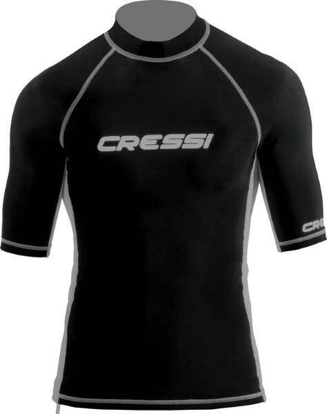Футболка из лайкры с коротким рукавом RASH GUARD муж. черная Cressi
