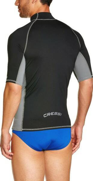 Футболка из лайкры с коротким рукавом RASH GUARD муж. черная Cressi