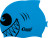 Шапочка для плавания CRESSI SILICONE KIDS CAP SHARK, детская