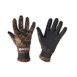 Перчатки AMARA CAMO, 2мм, с двусторонним нейлоном, цв.коричневый камуфляж