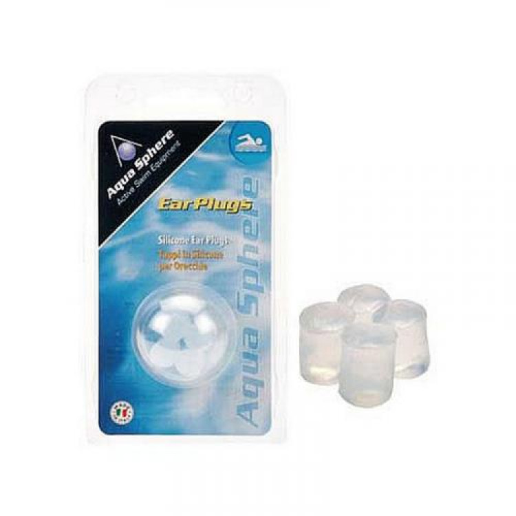 Беруши AQUASPHERE Ear Plugs Silicon 4 шт