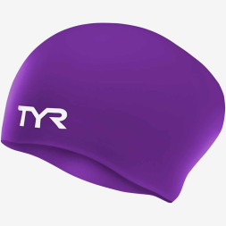 Шапочка для плавания TYR Long Hair Wrinkle-Free Silicone Cap