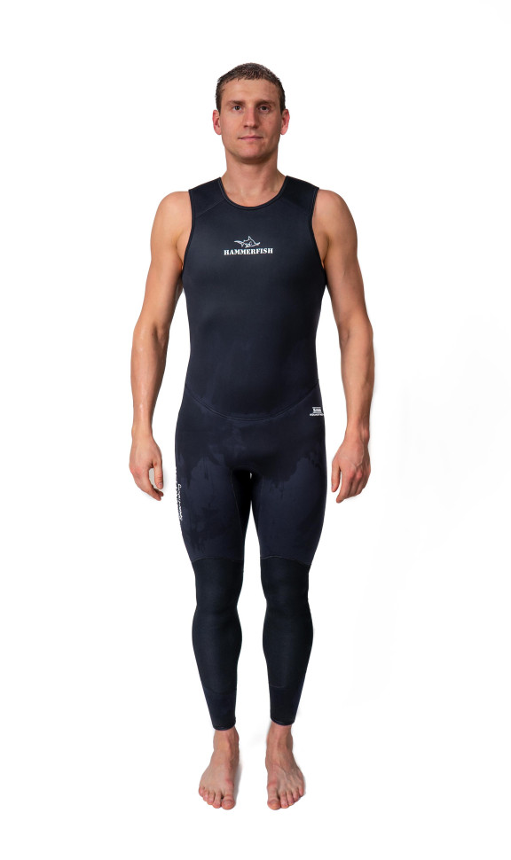 Гидрокостюм 7 мм HAMMERFISH STRONG BLACK/ОТКРЫТАЯ ПОРА длинные штаны