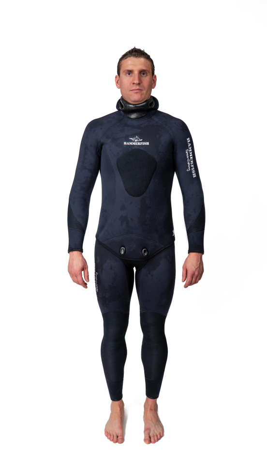 Гидрокостюм 7 мм HAMMERFISH STRONG BLACK/ОТКРЫТАЯ ПОРА длинные штаны