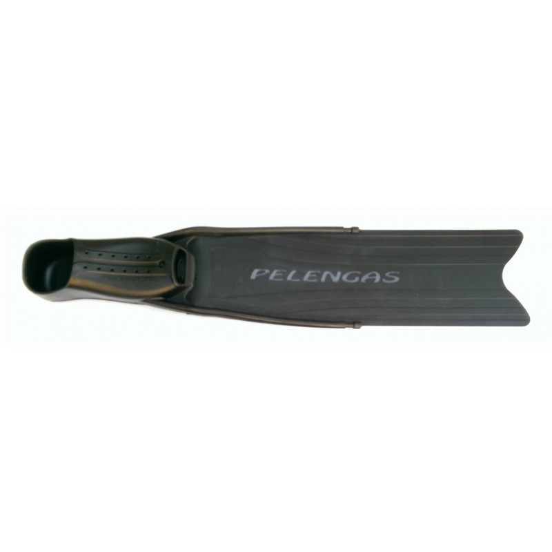 Ласты Pelengas с пластиковыми лопастями SOFT (серые) (собранные с калошами 43-45)