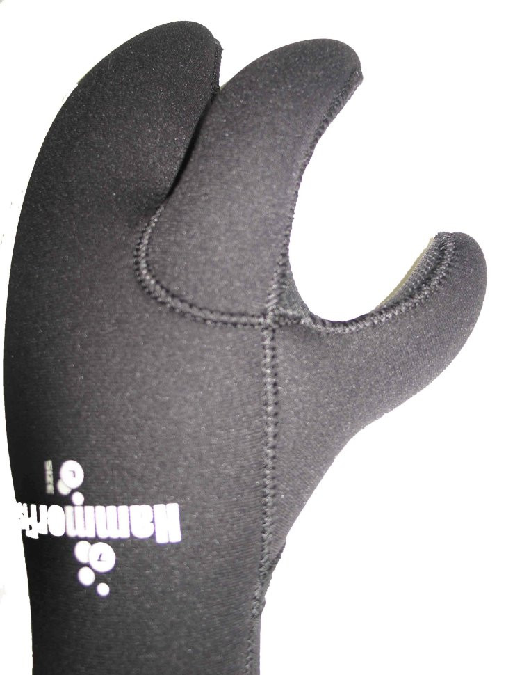Перчатки 7 мм HAMMERFISH AQUASTRETCH трехпалые