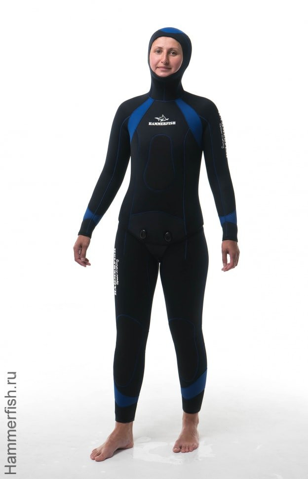 Гидрокостюм HAMMERFISH 9 мм AQUASTRETCH WOMAN, высокие штаны