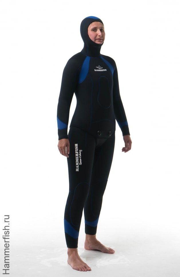 Гидрокостюм HAMMERFISH 9 мм AQUASTRETCH WOMAN, высокие штаны