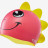 Шапочка для плавания детская TYR Charactyrs Dino Diva Cap