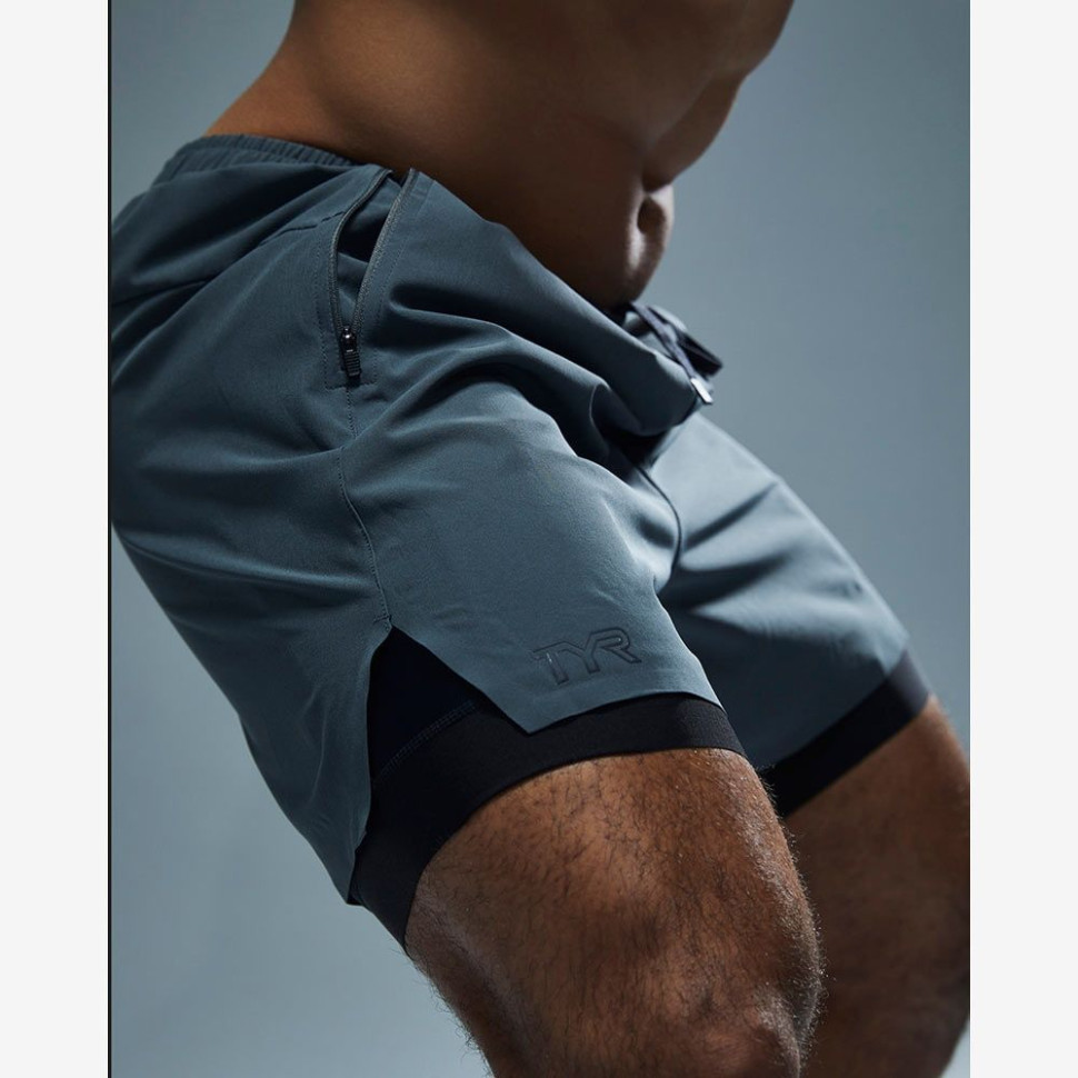 Шорты TYR Men&#039;s Momentum Short Lined 6&quot;